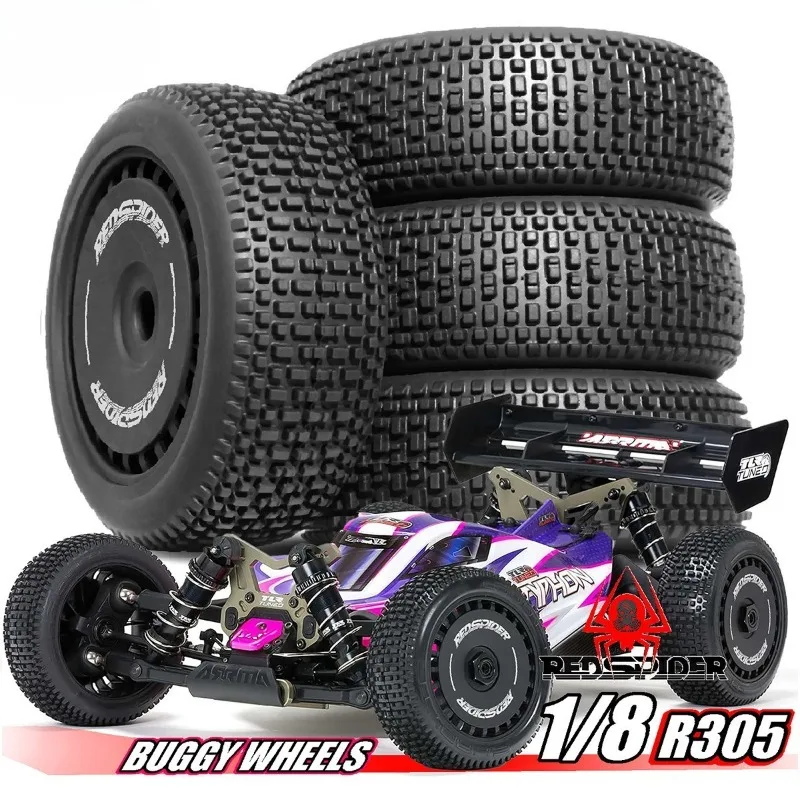 

4Pcs 17mm Wheel Hex 118mm 1/8 Off-road Vehicle Tire for 1/8 ARRMA Typhon 6s TRXS Jato RC Car