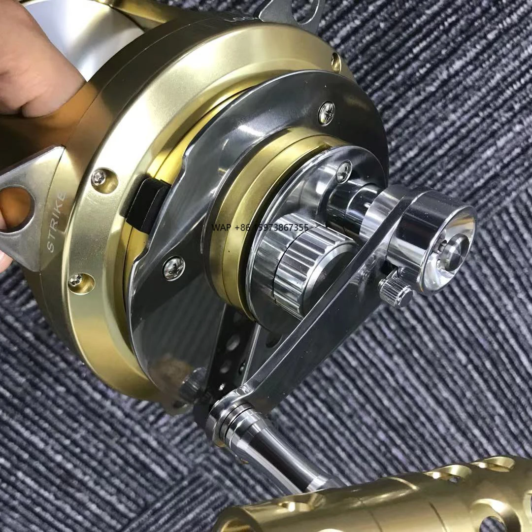 

Topline 80W Saltwater 2 Speed Fishing Trolling Reel Offshore Boat Game Fishing Reel