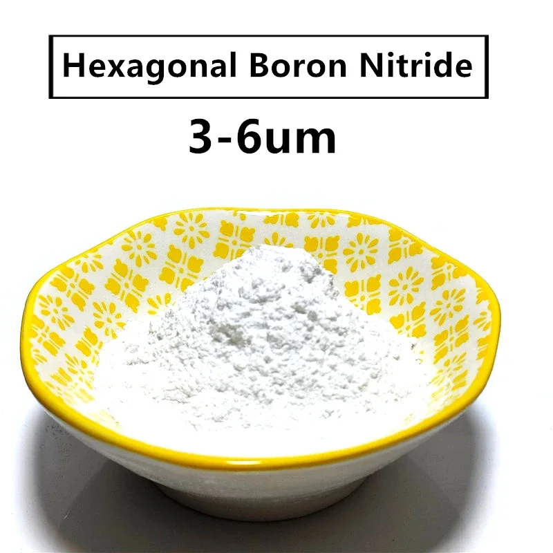 Lubrifiant hexagonal en nitrure de bore, agent de libération, poudre de qualité céramique, 3-6um, H-bn, Cas 10043 - 11-5 Hbn