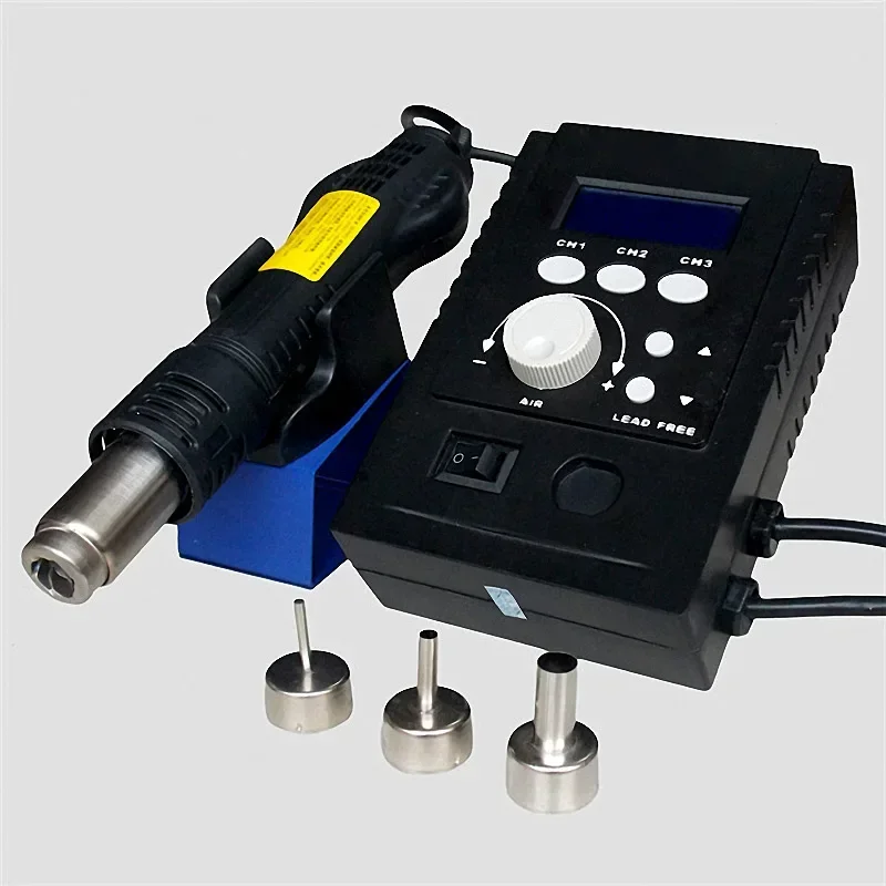 Soldering Station  Portable Digital Hot Air Gun BGA Rework Solder Station Hot Air Blower Heat Gun Desoldering