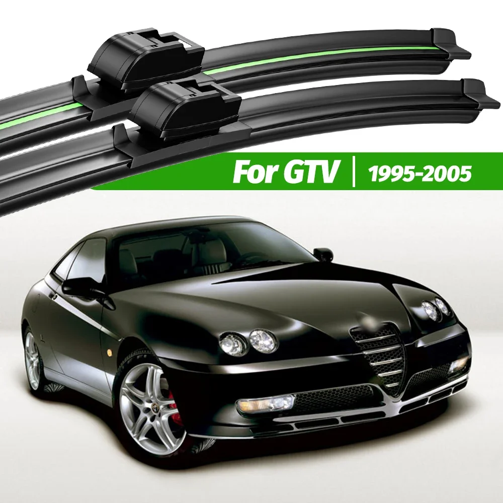 

For Alfa Romeo GTV 916 1995-2005 2pcs Front Windshield Wiper Blades 1996 1998 2002 2003 2004 Windscreen Window Accessories