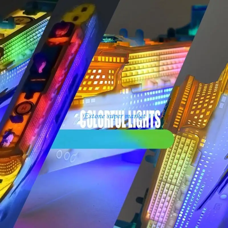 090B elektroniczny statek wycieczkowy zabawka dla chłopców i dziewcząt prezent urodzinowy dla dzieci na stoisko szczegółowy łódź