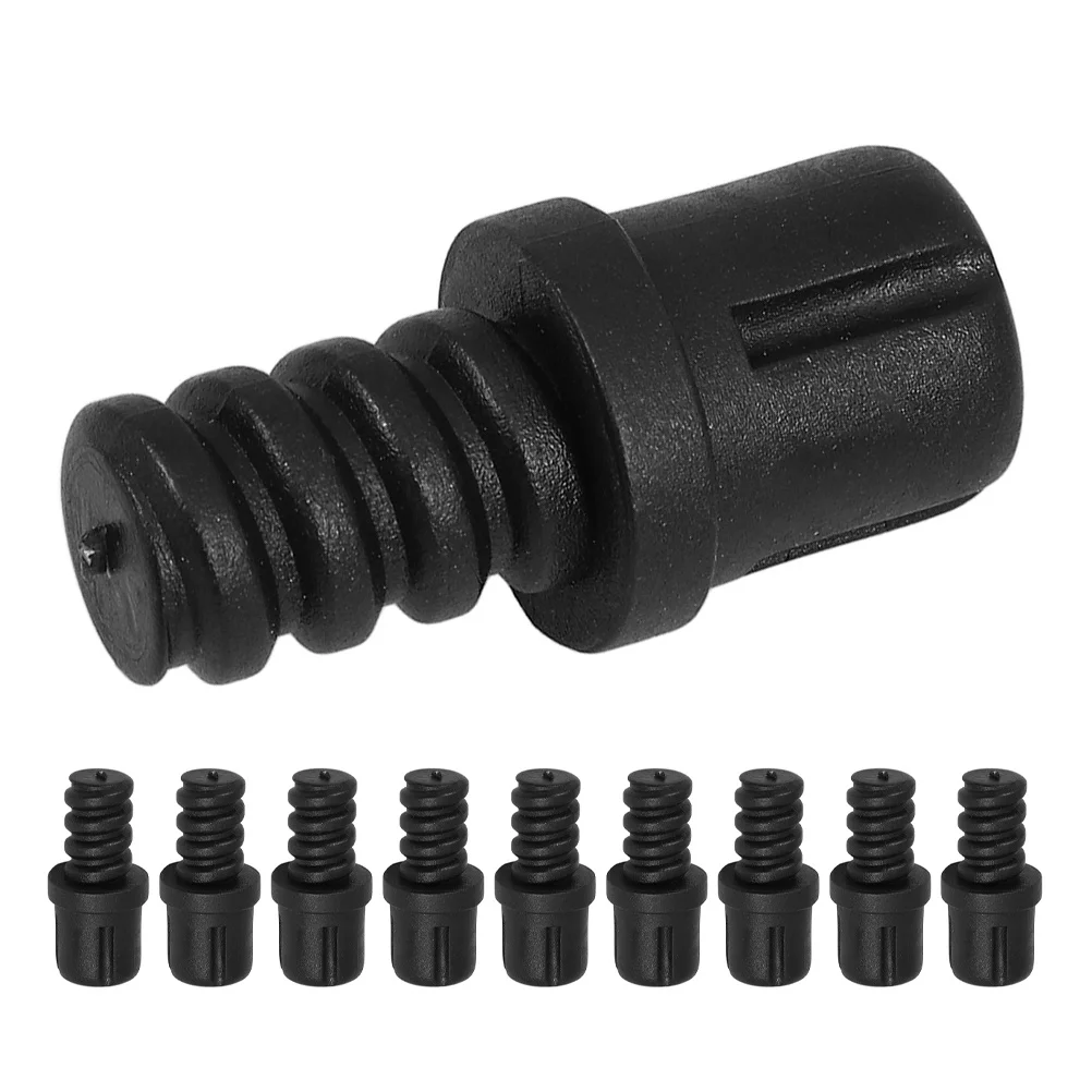 

10Pcs Toilet Brush Handle Accessory Self-Locking Spiral Connector for Secure Easy Replacement Universal Compatibility with