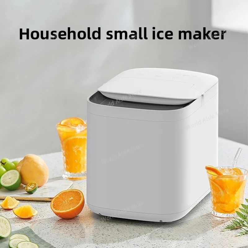 Small Quiet Automatic Ice Maker for Home and Commercial Bubble Tea Shop Use Compact and convenient