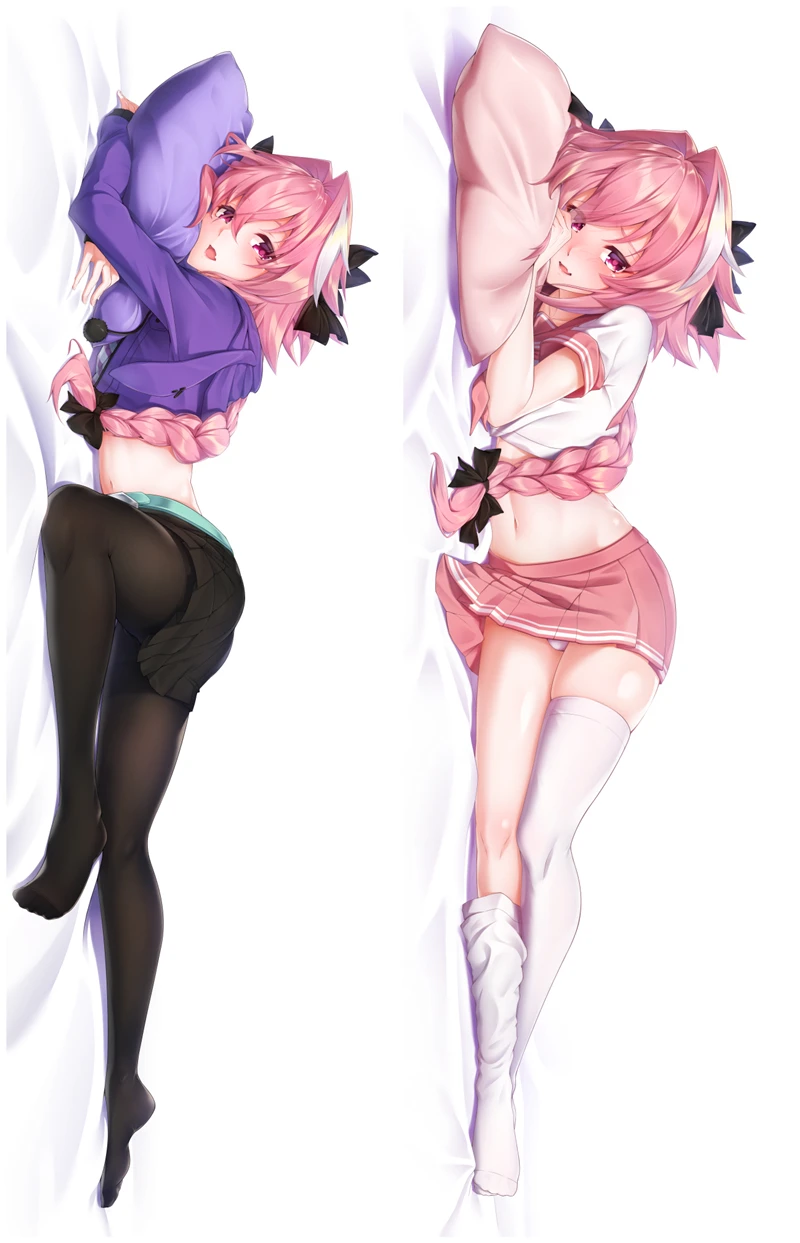 Astolfo Rider Fate/apocrypha Dakimakura Anime Hugging Body Pillow Case 2 Side Print Soft Custom Throw Soft Pillowcase Otaku Gift