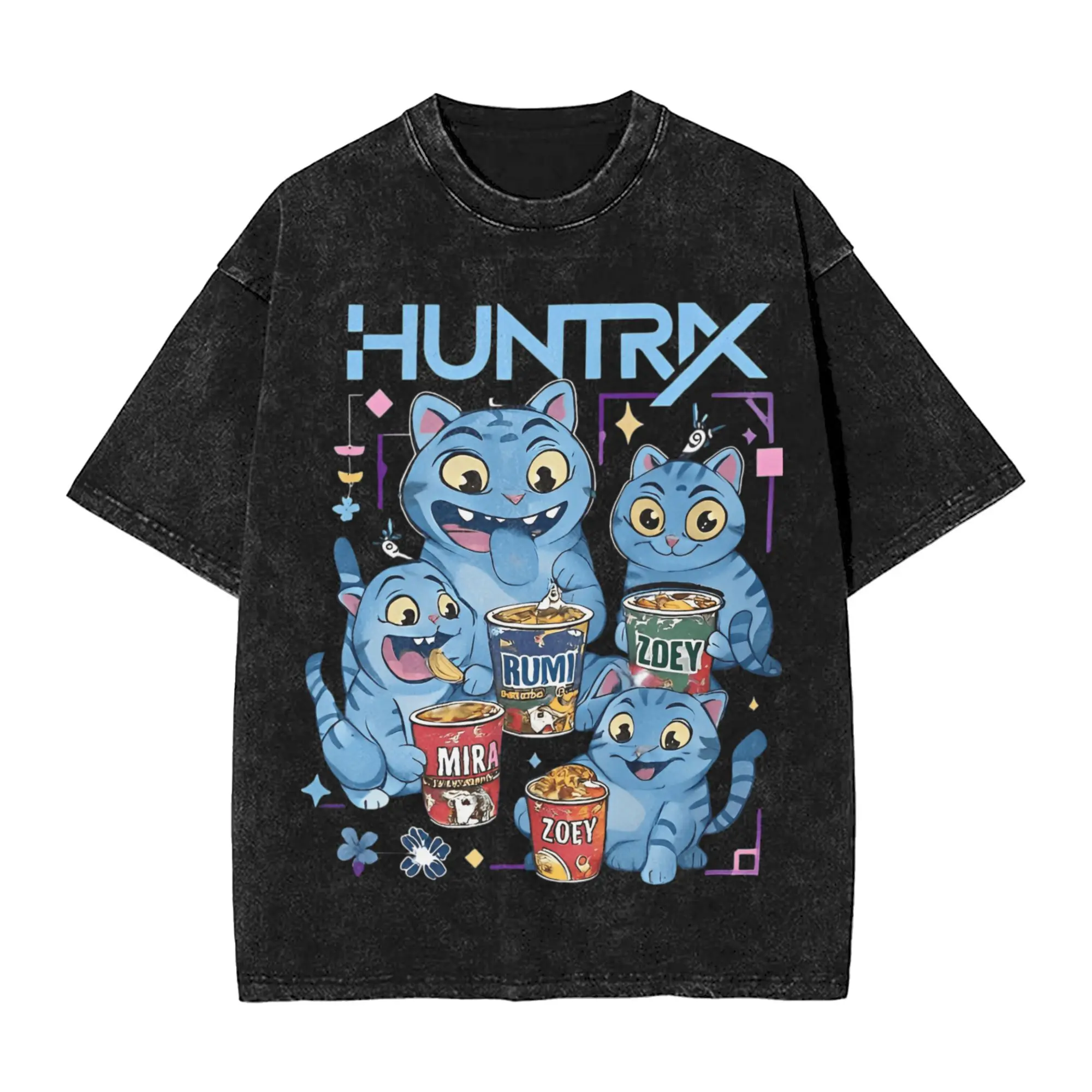 

Men K POP Demon Hunter Tiger Kpop Movie Fan Gift T Shirts Tees Summer Y2K Basic Short Sleeve T-Shirt O Neck Leisure Tshirt Cheap