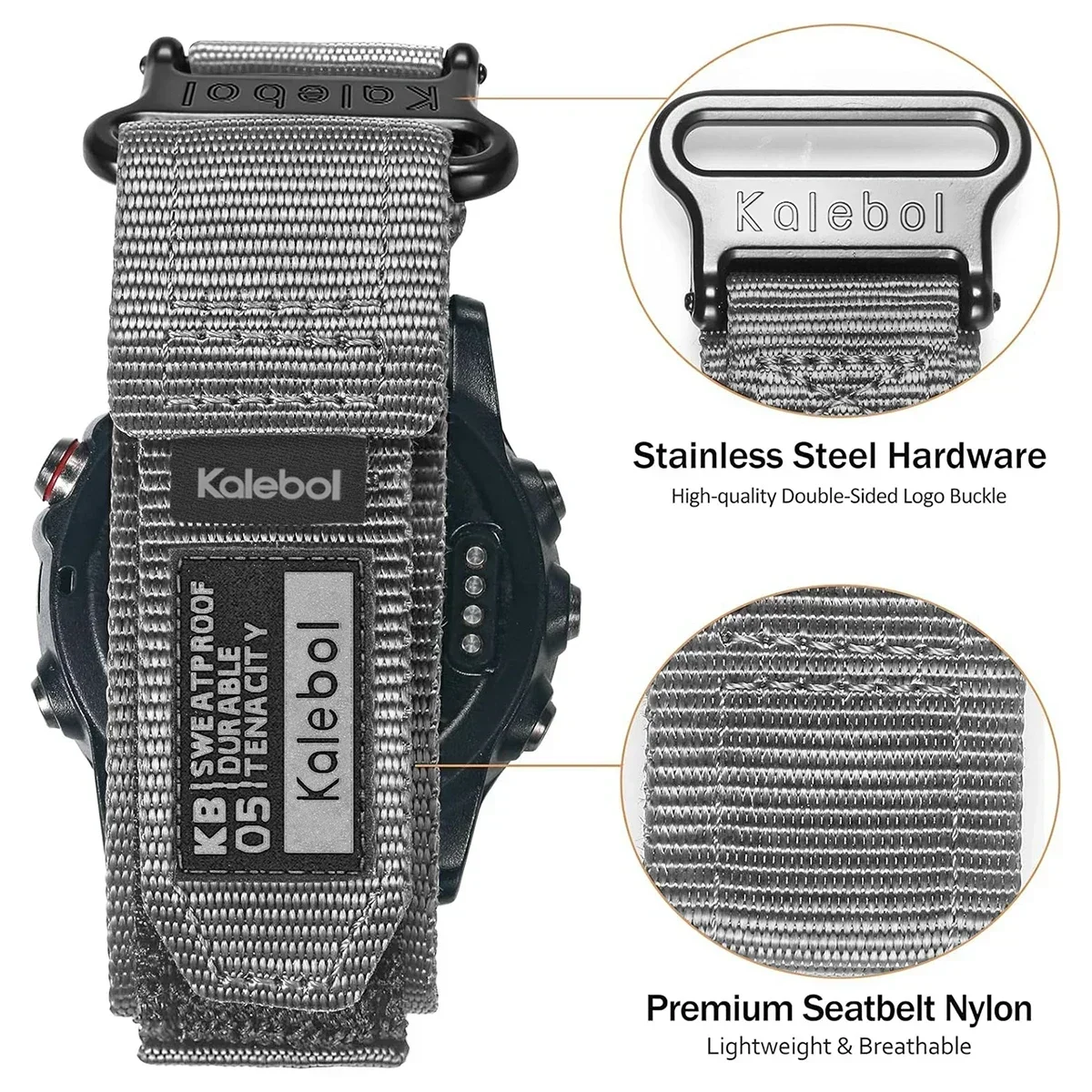 Нейлоновый ремешок-петля для Garmin Fenix7X 6X Pro 5X Plus 7 6/6Pro 26 22 20 мм, спортивный тактический ремешок для Forerunner/EPIX/Instinct/Tactix