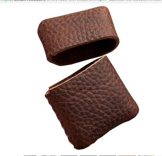 

Vintage Cigarette Lighter Case Hand Crafted Protective Cover Durable Scratch Resistant Portable Pouch For Outdoor Use Lighter