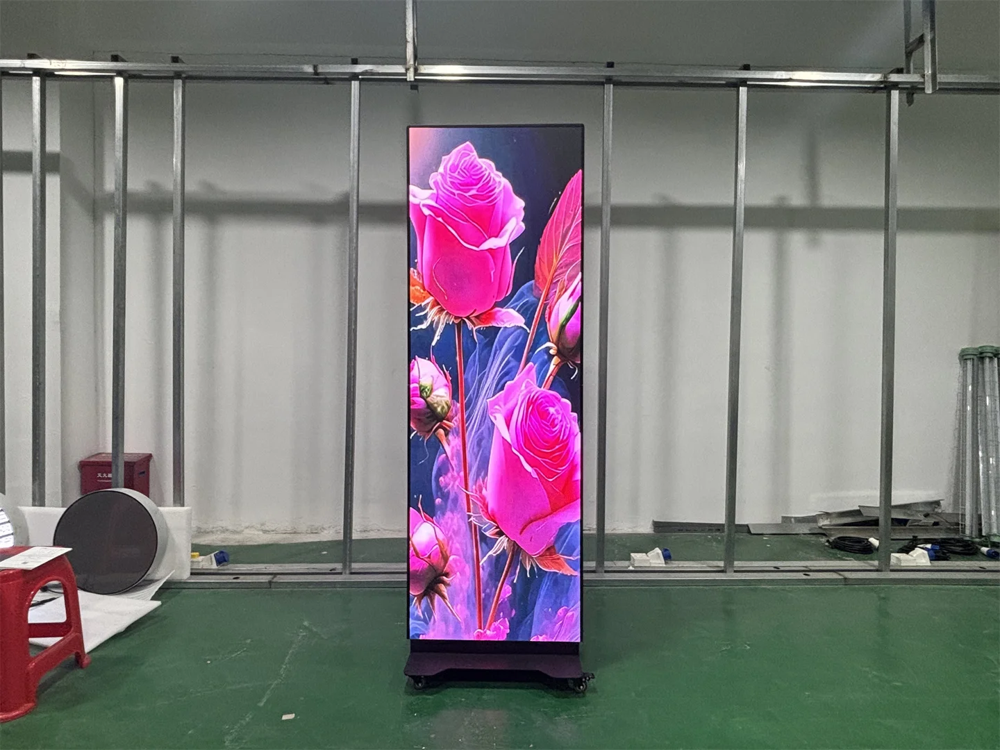 8K HDR10+ Sunlight Readable Foldable Spliced LED Poster Indoor Commercial Screen