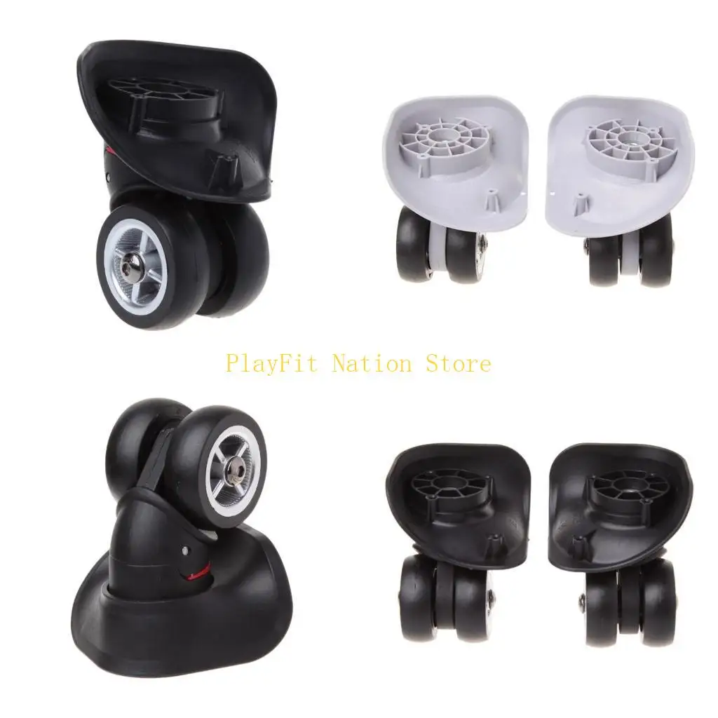 

242F 2x Suitcase Luggage Accessories Universal 360 degree Trolley Wheel