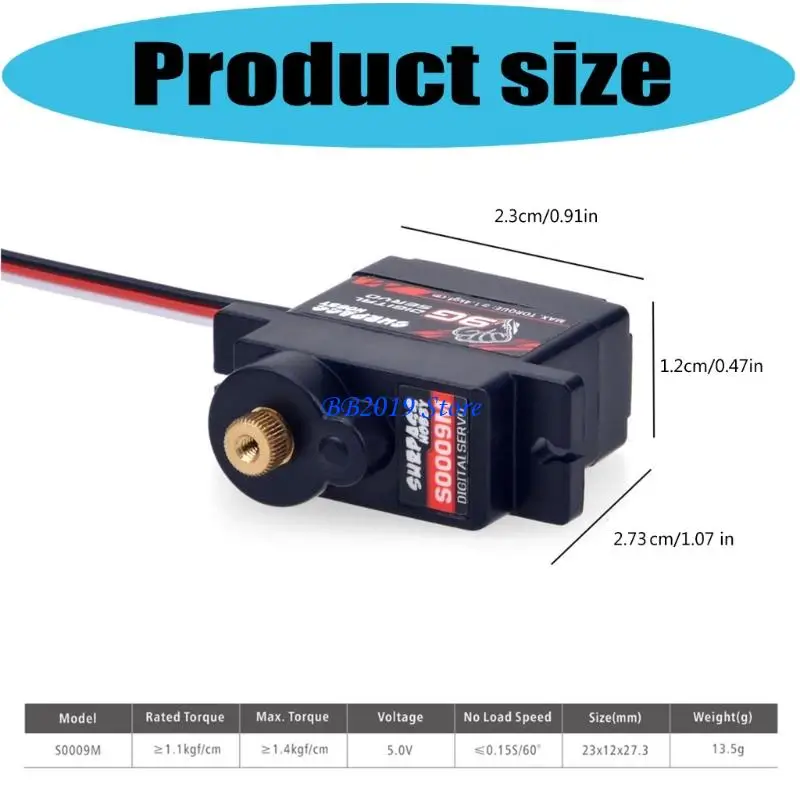 Q0KB เซอร์โวมอเตอร์เกียร์โลหะดิจิตอลขนาดเล็ก 3 ชนิดสำหรับระบบหุ่นยนต์ควบคุมระยะไกล