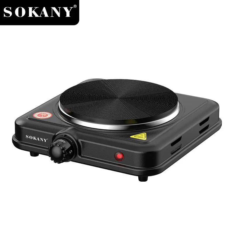 Single Burner Cooktop,Electric Stove, Compact and Portable, 5 Level Adjustable Temperature Hot Plate, 1200 Watts,Easy to Clean