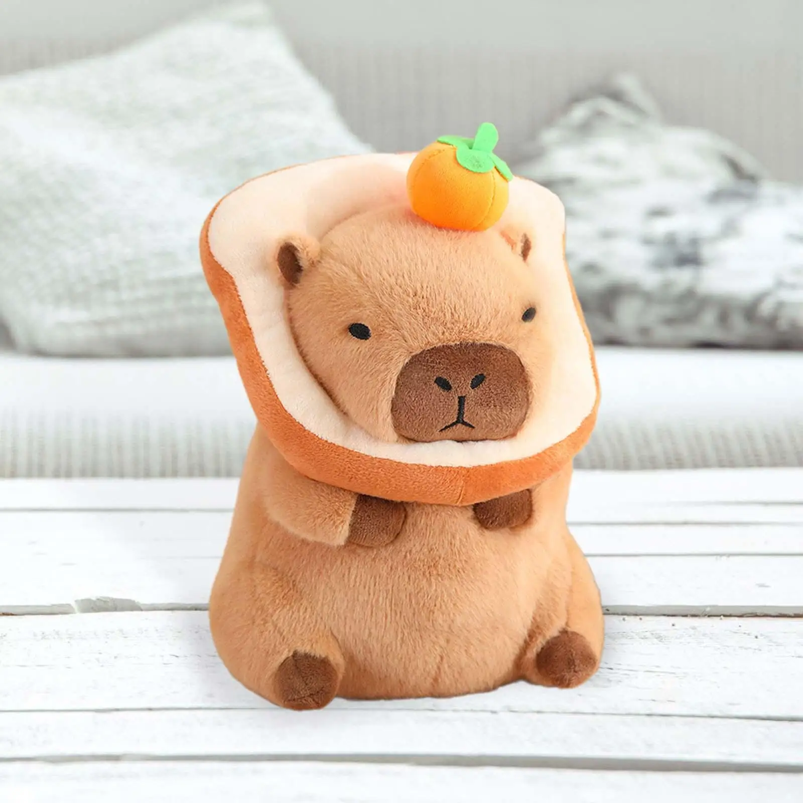 Capybara Stuffed Toy Realistic Kids Room Decor Soft Cute Capybara Stuffed Animal for Boys Girls Kids Children Birthday Gifts