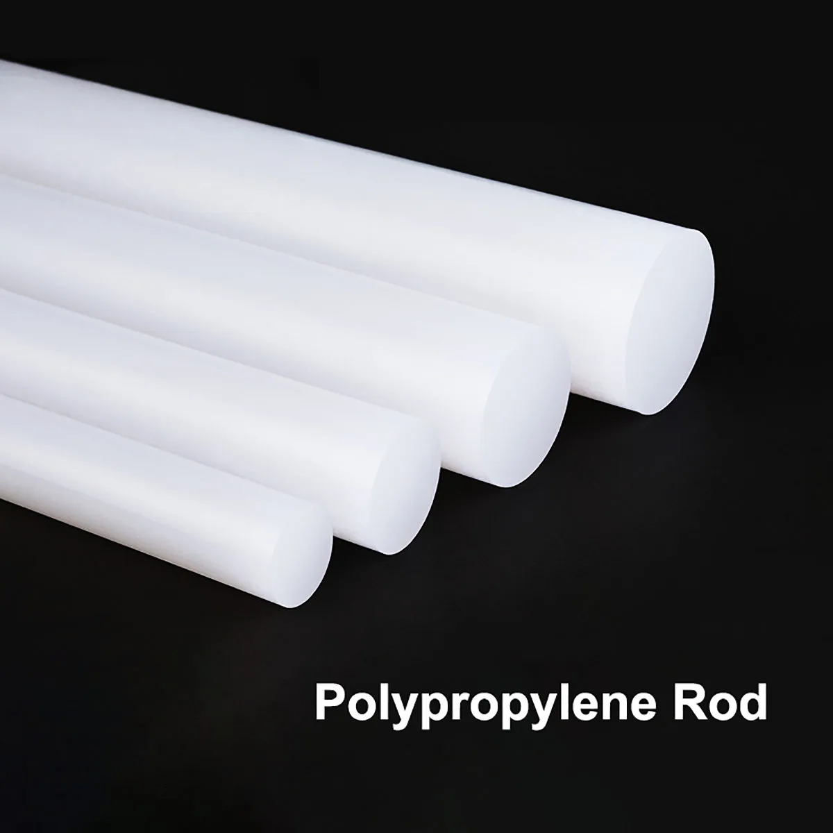 

50cm Translucent White Polypropylene Rod PP Stick Plastic Bar Dia.8mm~50mm