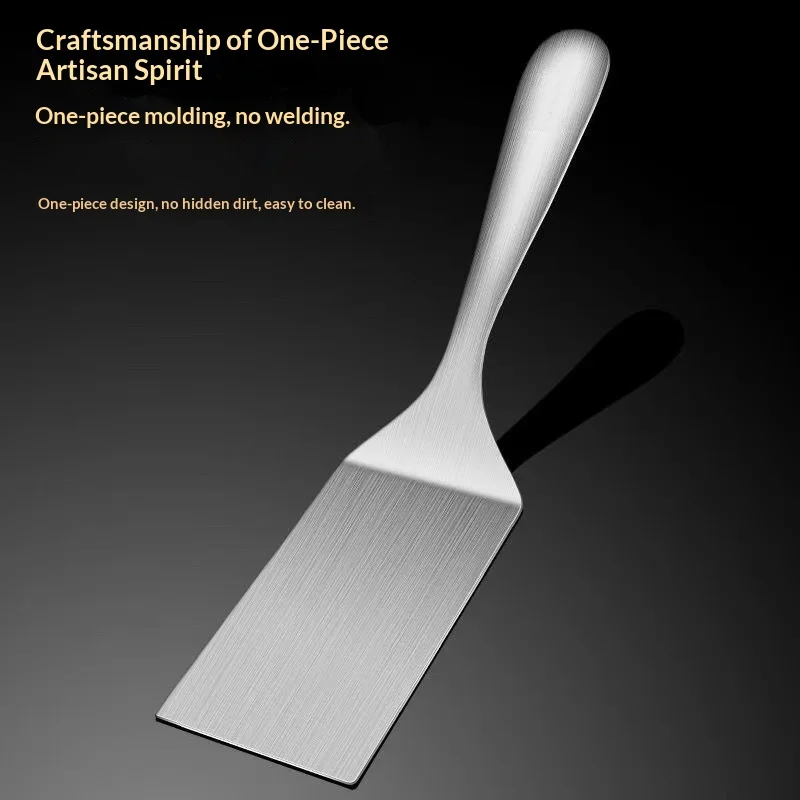 Restaurant Home Small Pan Spatula Stainless Steel Flat Spatula Steak Spatula Pancake Spatula Tiramisu Spatula Teppanyaki Spatula