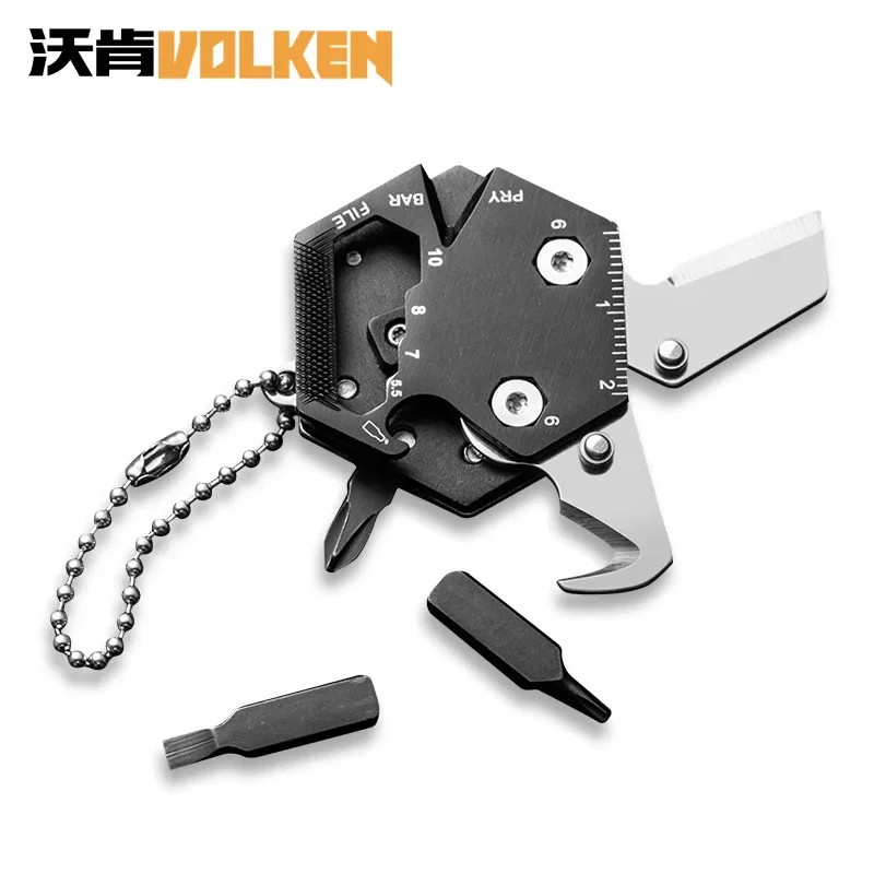 Creative tools 2.0 upgraded coin knife multifunctional outdoor mini folding knife EDC portable gadget hiking accessories
