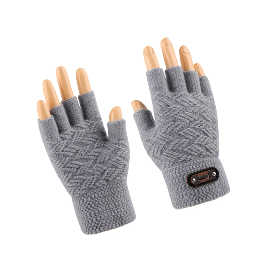 

Touch Screen Gloves Winter Fingerless 's Windproof Accessories Knitted Clothing Miss