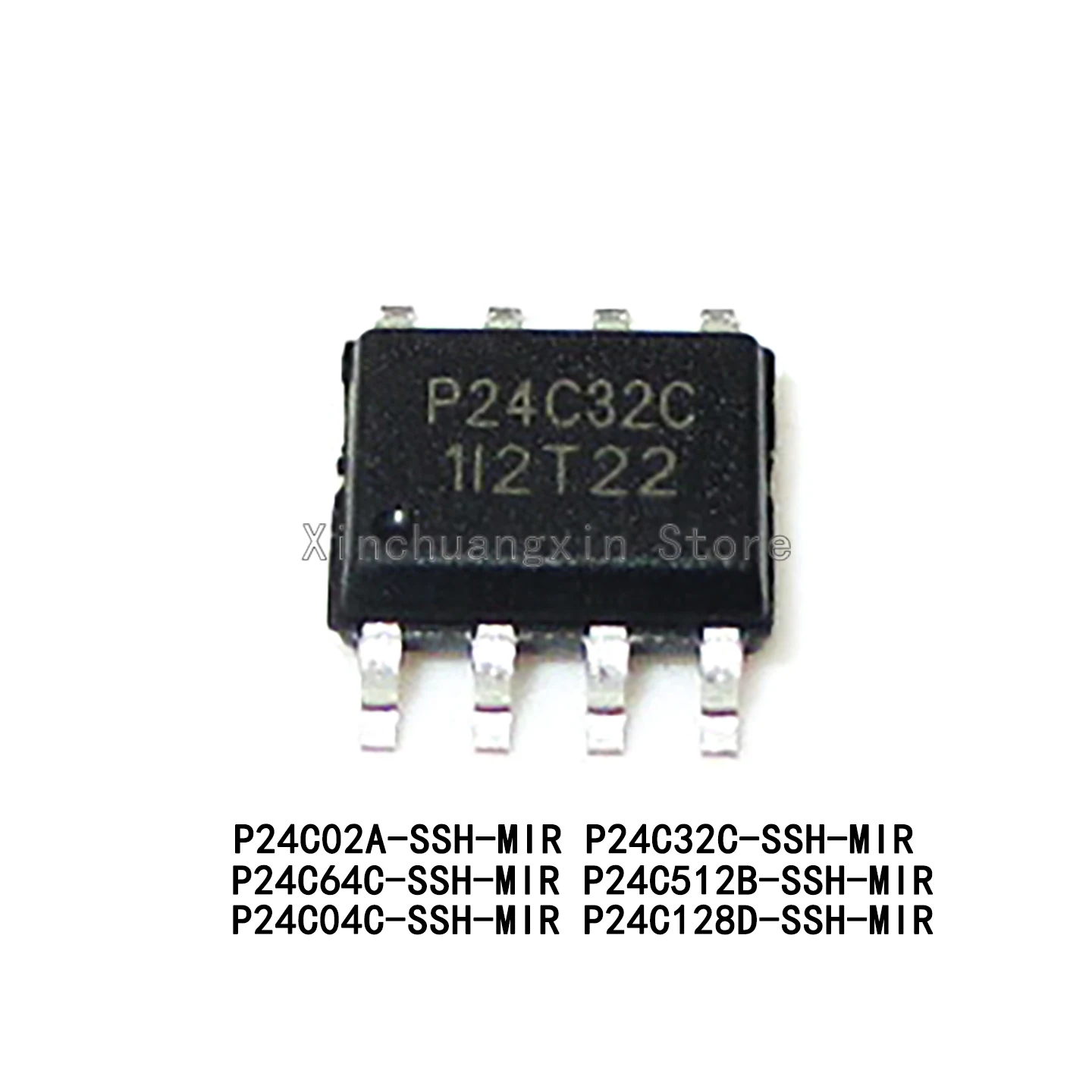 10CPS P24C02A P24C32C P24C64C P24C04C P24C128D P24C512B-SSH-MIR SOP8 EERPOM Memory