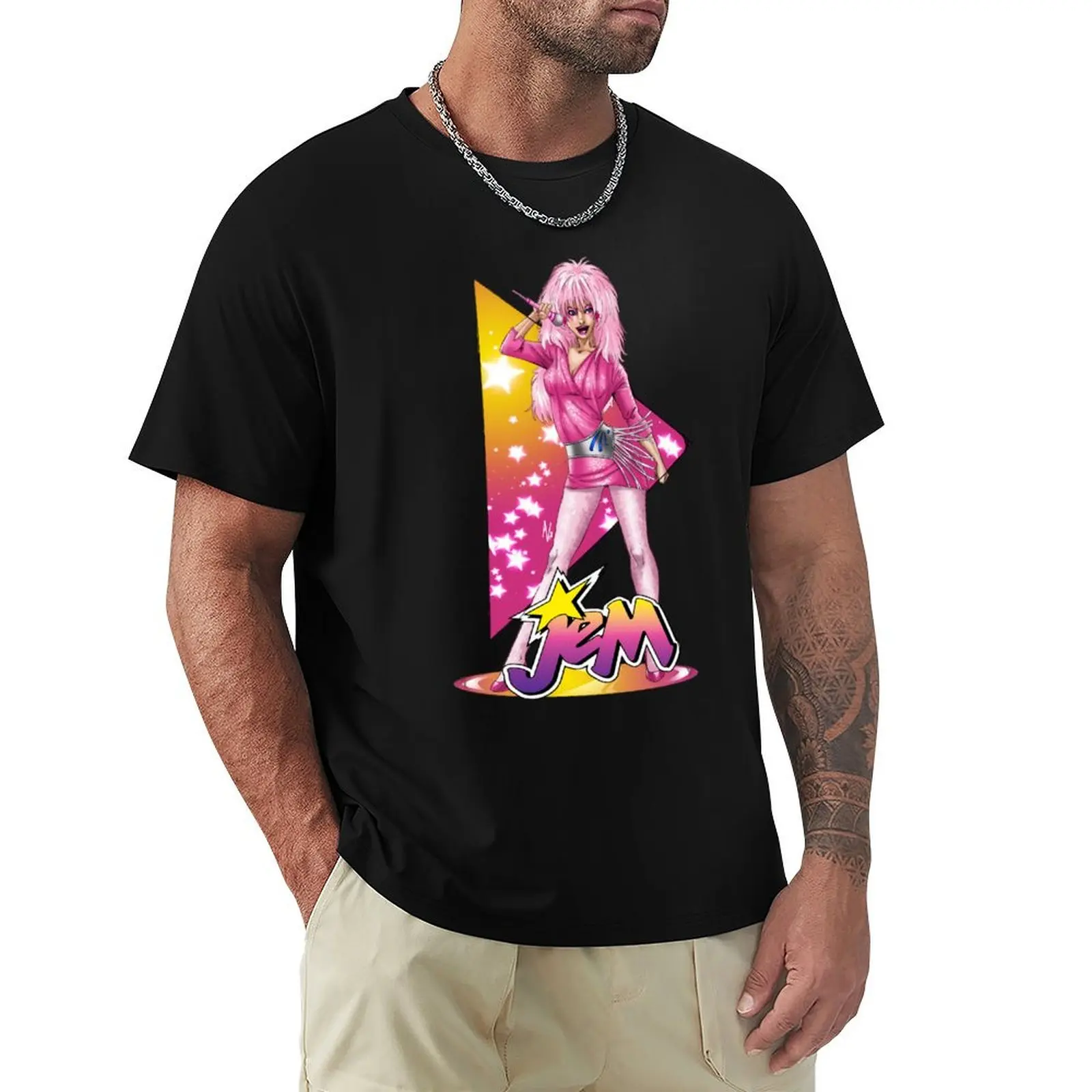 Lucky Gift Jem And The Holograms Gifts For Halloween T-Shirt Sporty Casual Quick Dry T-Shirt
