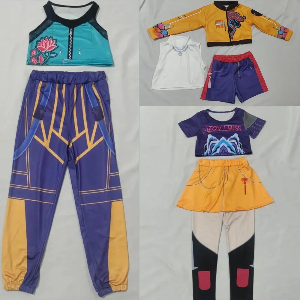 Halloween KPOP Prestaties Kostuum Kinderen Carnaval Kostuum Feestoutfits Verjaardagsfeestje Doek Kinderen Carnaval Kinderen Cosplay Kostuum