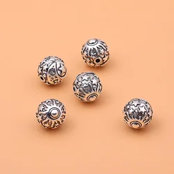 925 sterling silver antique beads loose sun moon star beaded material wenju buddhist bracelet accessories