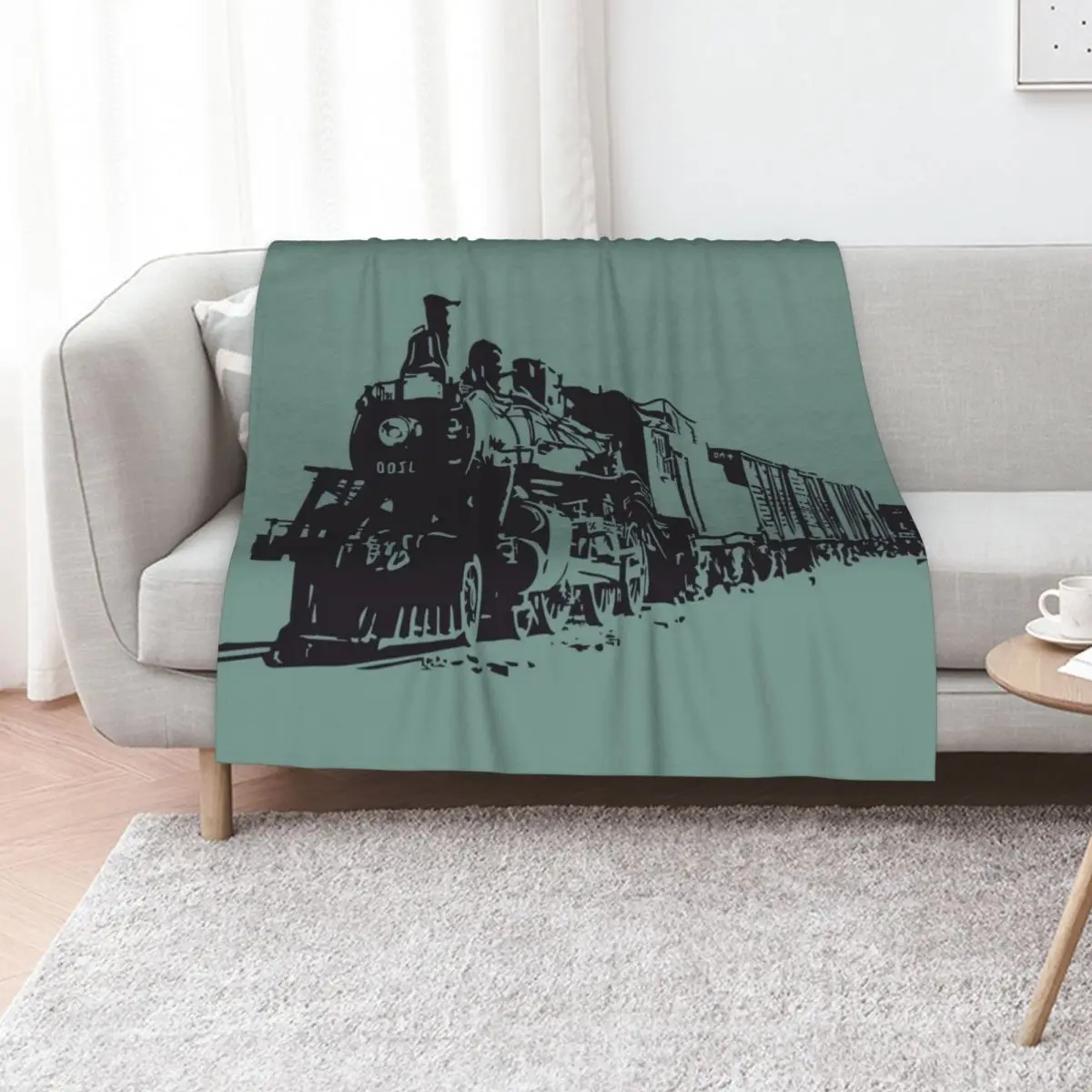 Steam Train Sketch Throw Blanket heavy to sleep bed plaid manga Summer Beddings Hair Loose Blankets