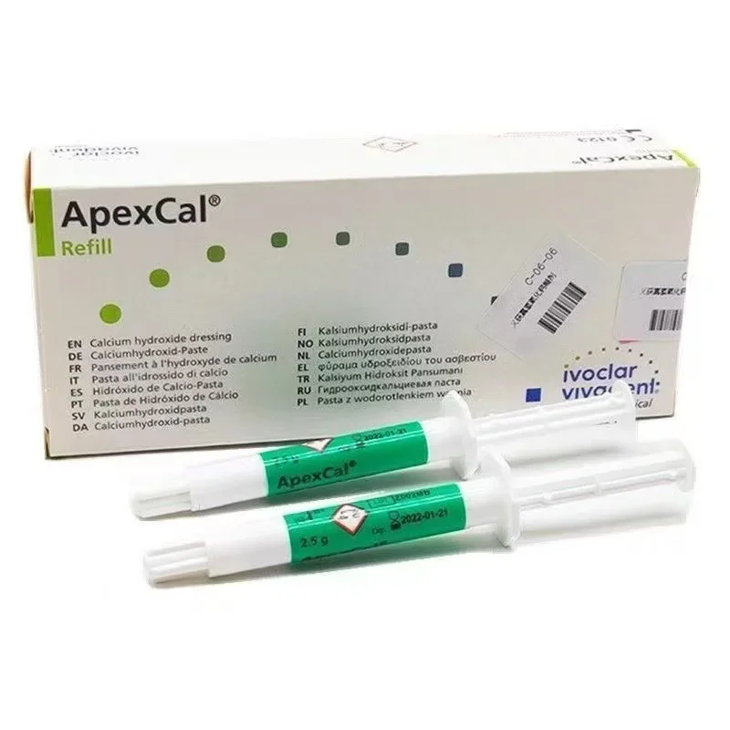 

2.5g/pcs ApexCal Dental Calcium Hydroxide Disinfection Paste Temporary Root Canal Disinfection Paste