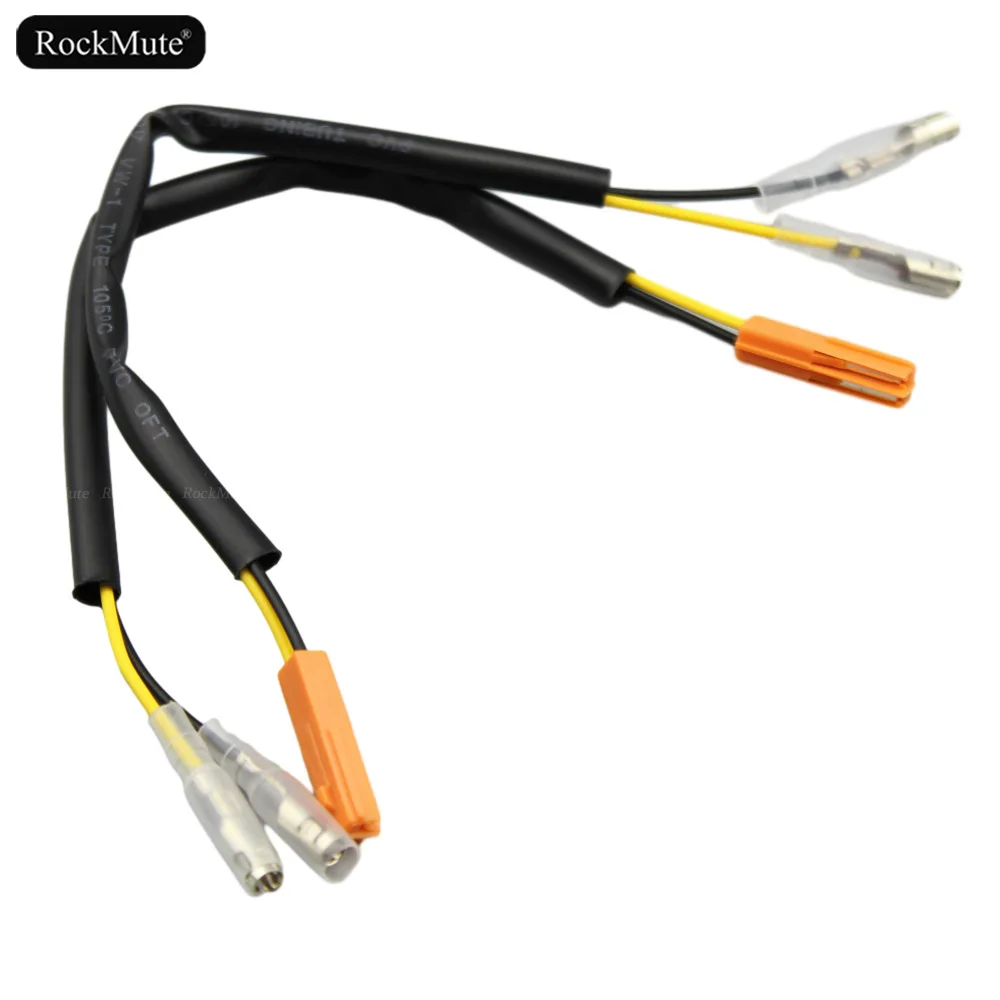 Turn Signal Marker 2 Wires Adapter Connector Harness For HONDA Motorcycle Modification Blinker Indicator Cable Plug Leads 1 pair