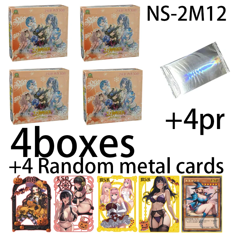 

Goddess Story NS-2M12 Коллекционные карты Booster Boxes Tcg Card Anine Goddess Game Card Детские настольные игрушки для подарка