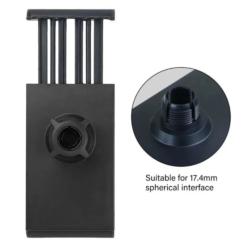 Y1UB Phone Mount 17mm Ball Socket Base Adjustable Grip For Flexible Hose Arm