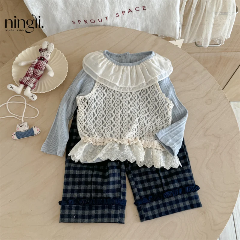 

Girls' Outfit Autumn New Fashionable Baby Clothing Spring and Autumn Children's Three-Piece Set