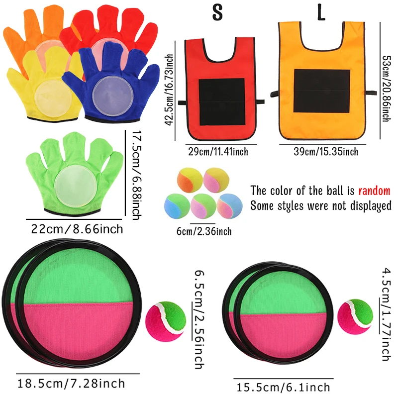 لزجة الكرة لعبة الدعامة الكرة قفازات سترة الهدف الصلب/ناعمة الكرة الصيد رمي التفاعلية في الهواء الطلق ممارسة فريق لوازم البناء ZYF