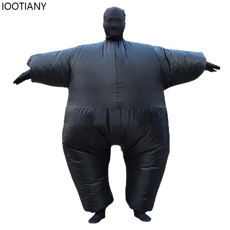 Unisex Masked Ninja Cosplay Inflatable Costume Halloween Adult Funny Sumo Big Fat Man Dress Up Carnival Party Anime Mascot Suits