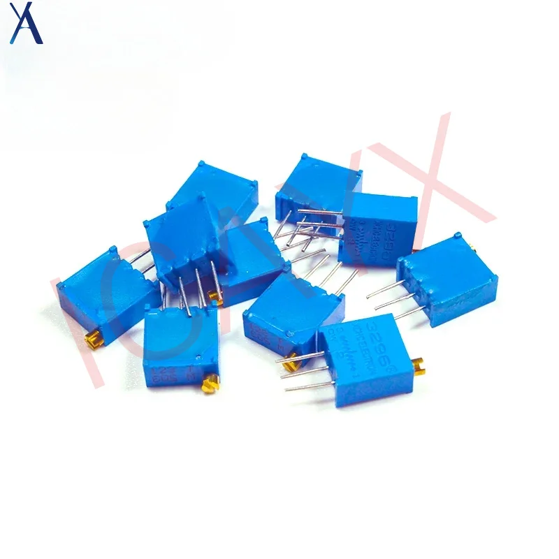 

50PCS 3296W 3296 50 100 200 500 ohm 1K 2K 5K 10K 20K 50K 100K 200K 500K 1M ohm 103 100R 200R 500R Trimpot Trimmer Potentiometer
