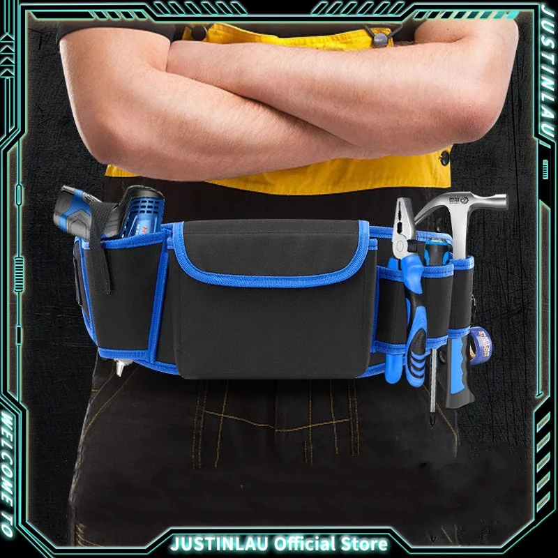 متعددة الوظائف أكسفورد القماش سميكة أداة كهربائية جيب صيانة العمل الجوي للكهربائي نجار طويل جيب Portab #1