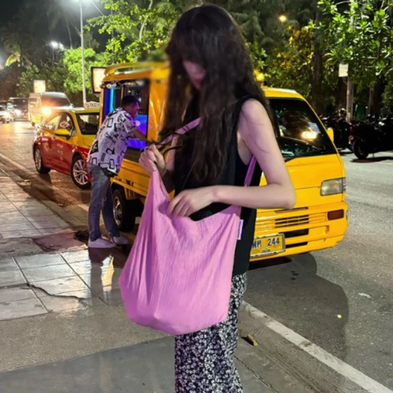 

Fashionable Multi-color Couble-Layer Lightweight and Versatile Shoulder Bag Crossbody Bag Summer Beach Bag Travel bag