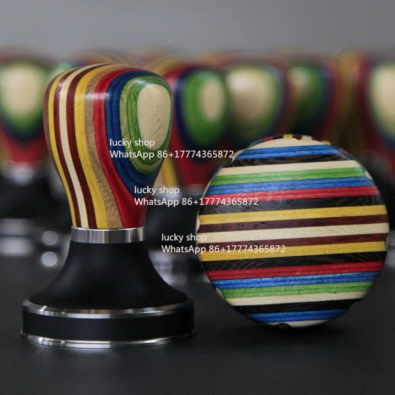 Rainbow Wood Coffee Machine  Press,  Hammer, Press, Powder Dispenser, Original