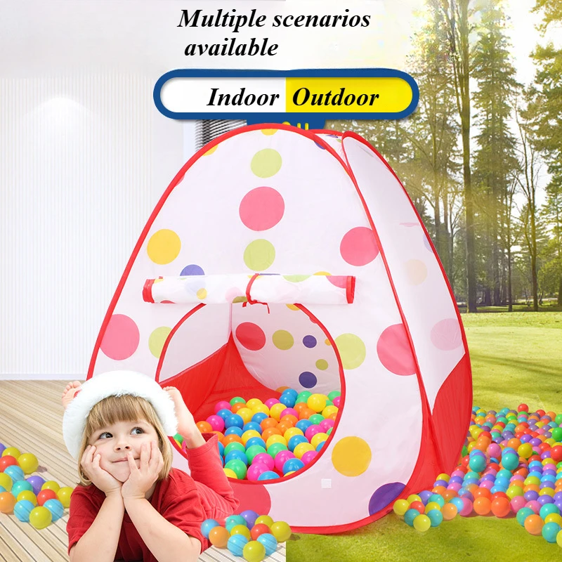 1pc grande portátil crianças jogar tenda casa piscina de bolinhas dobrável meninos meninas tendas ao ar livre indoor para o bebê crianças jogar casa presente