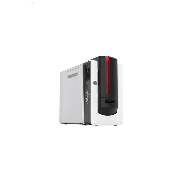 Nieuwe Originele Hoge Kwaliteit Evolis Agilia Retransfer Kaart Printer 600 Dpi Resolutie Expert Dual Sided Retransfer Id Card Pr