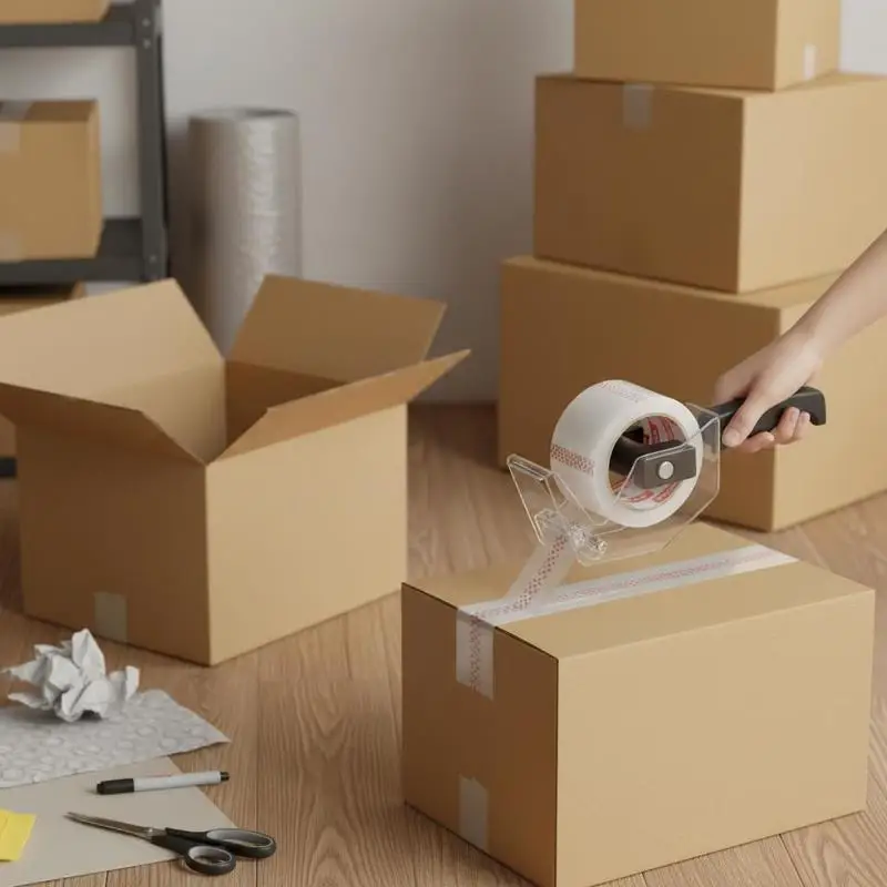 

Transparent packing tape, 76.2 mm core, 6 rolls 76.2 mm x 59.436 m, 0.068 mm thick, heavy-duty tape for removals, storage & packaging, shipping & postal services, office