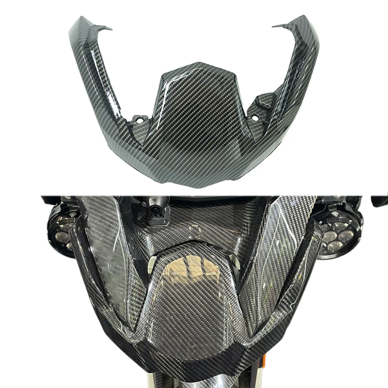 

For BMW R1200GS LC R1250GS ADV R 1200GS R1250 GS Adventure 2014-2023 Carbon Front Beak Fairing Extension Wheel Extender Cover