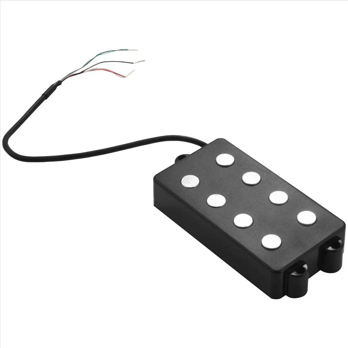 

TUREBG 2X Бесшумный басовый гитарный звукосниматель Humbucker с двойной катушкой, черный, для 4-струнной бас-гитары