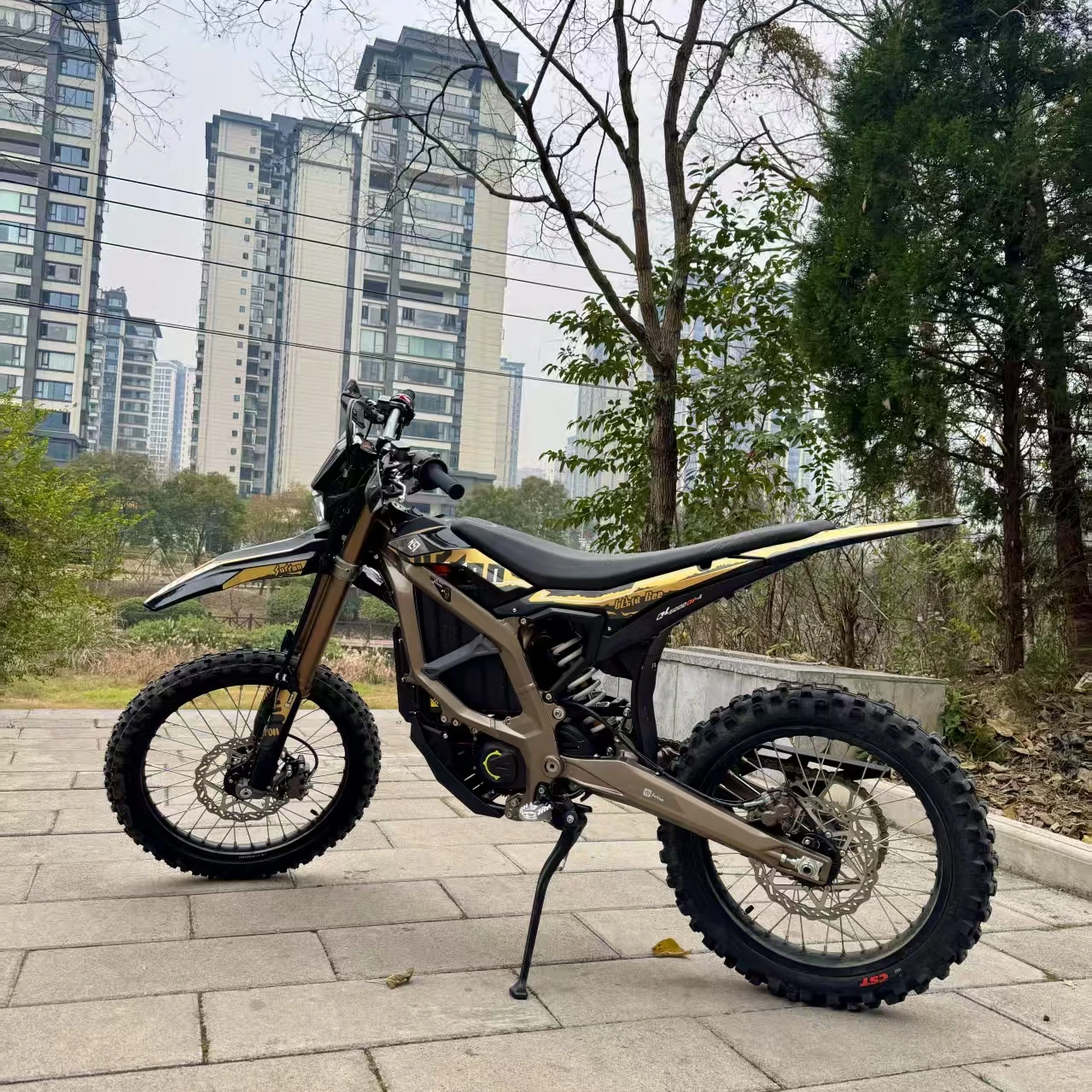 SXLL ULTRA BEE Enduro Electric Motorcycle 74V 24500W MIDDRIVE OffRoad Ebike 60Ah Long Range Powerful Electric Dirt Bike US Stock