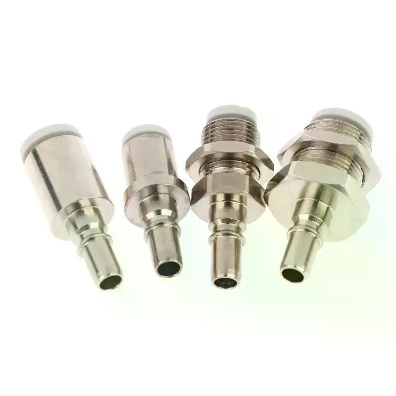 KK2P/KK2S-04H-06H-04E-06E Tracheal Quick Connector Pneumatic One-way Coupling Brass PU Tube Pipe Joint