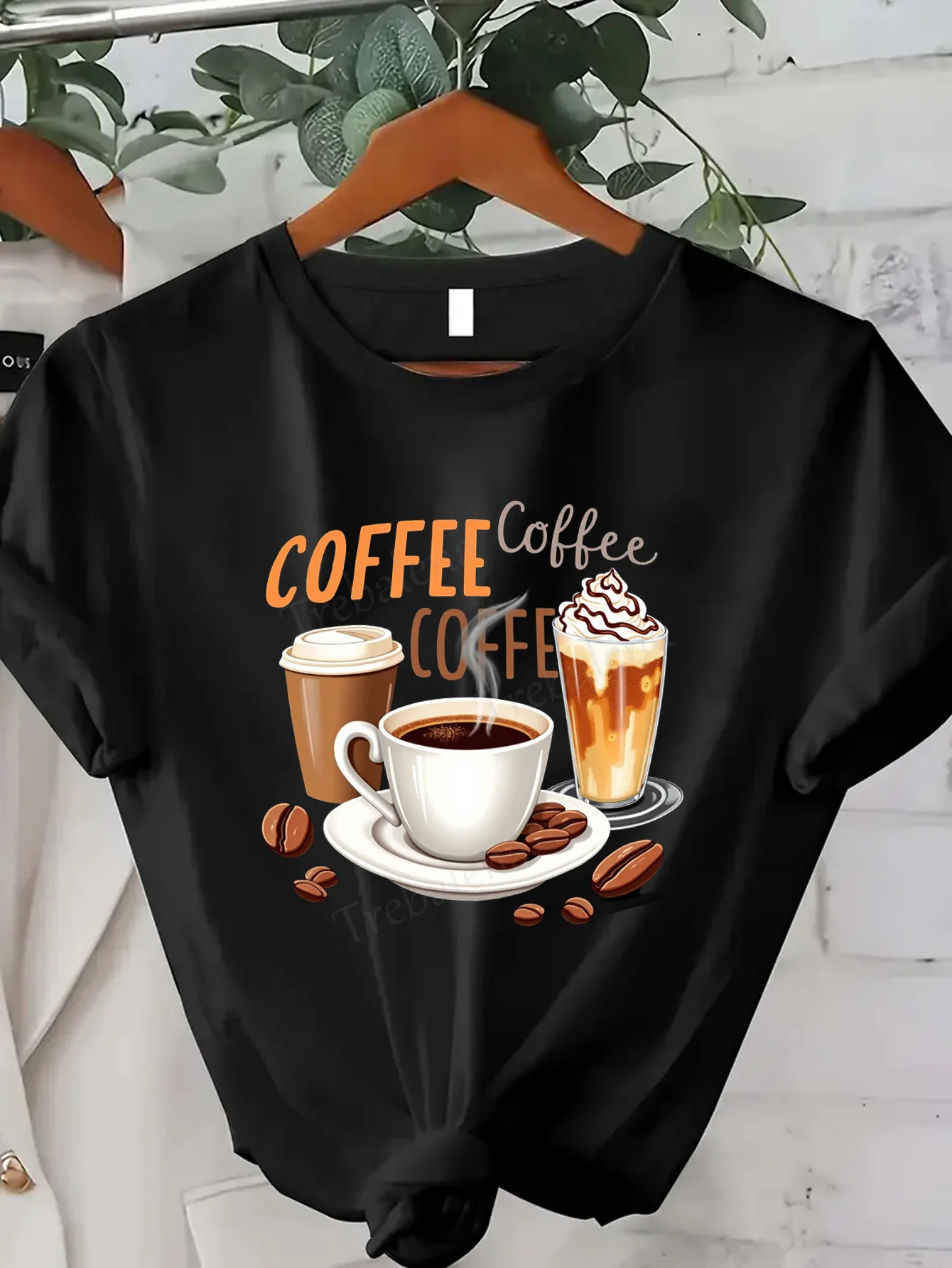 

Women T-shirt Coffee Lover T-Shirt for Women, Casual & Stylish Design