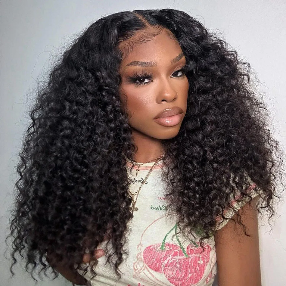 Loose Deep Wave Frontal Wig Curly Human Hair Wig 30 34 Inch Hd Transparent Water Wave Lace Front Wig Human Hair Wigs For Women