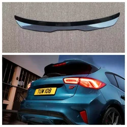 For Ford Focus ST Spoiler MK3 Hatchback 4D External Small Spoiler Cap ABS Tail Texture Carbon Fiber Wing Accessories 2019-2012