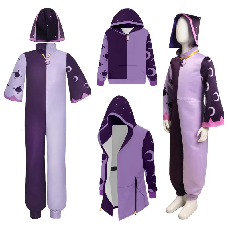 

Collector Cosplay Jumpsuit The Owl Disguise House Costume Adult Kids Hoodie Jacket Coat Outfits Halloween Party Suit 2025