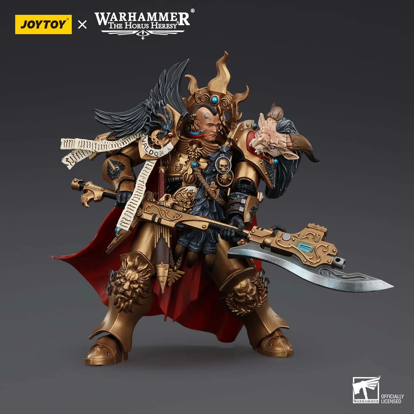 JOYTOY Dark Source Warhammer Horus Rebellion Forbidden Legion JT00942 مارشال قسطنطين والدو موبايل 1:18 نموذج لعبة محمولة