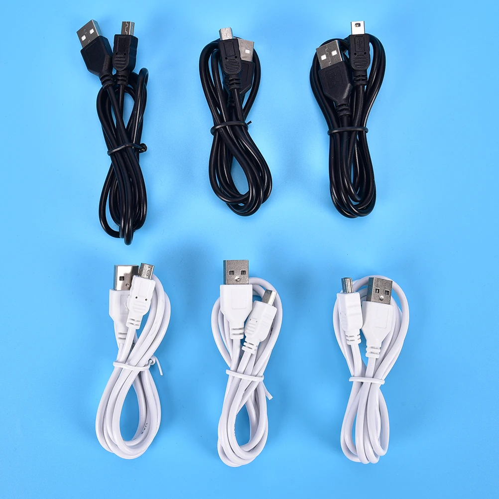 1pc 1m Length USB 2.0 A Male to Mini USB B Male Cable Adapter 5P Adapter Usb Extension Charging Cable MP3 MP4 Charger